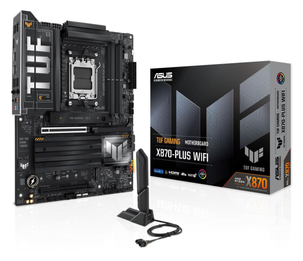 ASUS Płyta główna TUF GAMING X870-PLUS WIFI AM5 4DDR5 HDMI/USB-C - 1281734 - zdjęcie